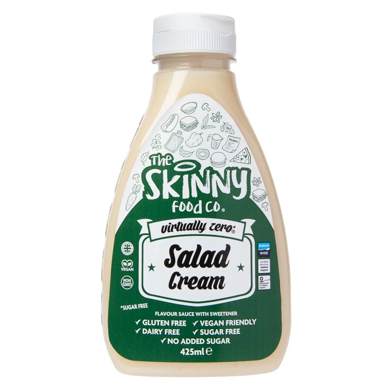 Skinny Food Virtually Zero Salad Cream Sauce 425ml pack shot