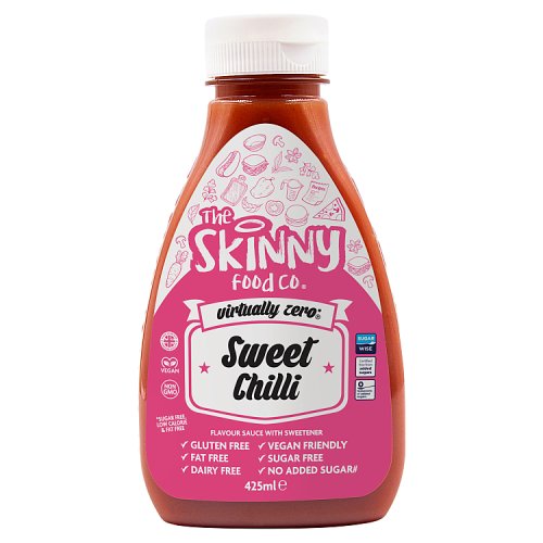 Skinny Food Virtually Zero Sweet Chilli Sauce 425ml pack shot