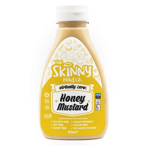Skinny Food Virtually Zero Honey Mustard Sauce 425ml pack shot