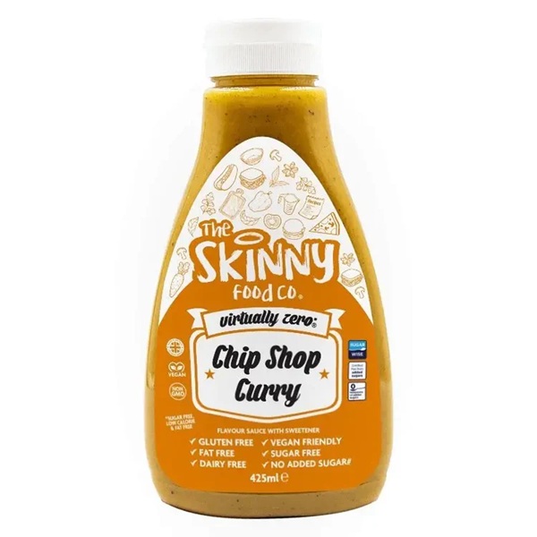 Skinny Food Virtually Zeroo Chip Shop Curry Sauce 425ml pack shot