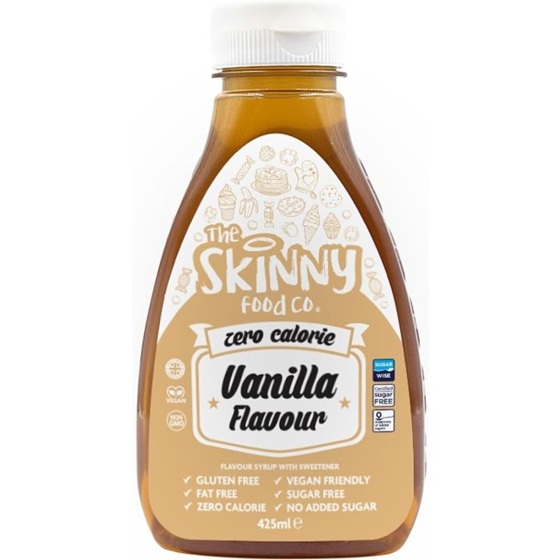 Skinny Food Zero Calorie Vanilla Syrup 425ml pack shot