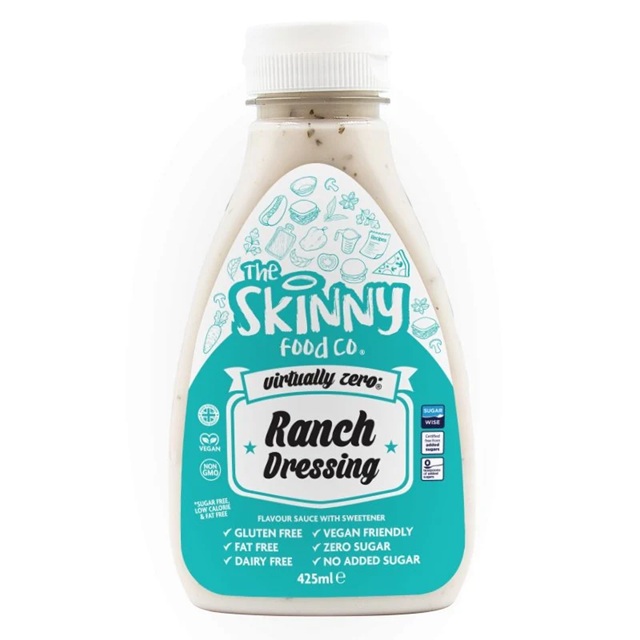 Skinny Food Virtually Zero Ranch Dressing Sauce 425ml pack shot