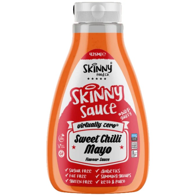 Skinny Food Virtually Zero Sweet Chilli Mayo Sauce 425ml pack shot