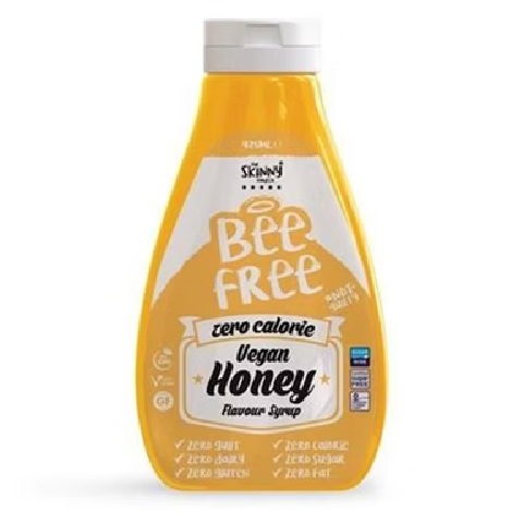 Skinny Food Zero Bee Free Zero Calorie Vegan Honey Syrup 425ml pack shot