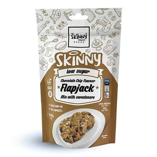 Skinny Low Sugar Chocolate Chip Flapjack Baking Mix  200g pack shot