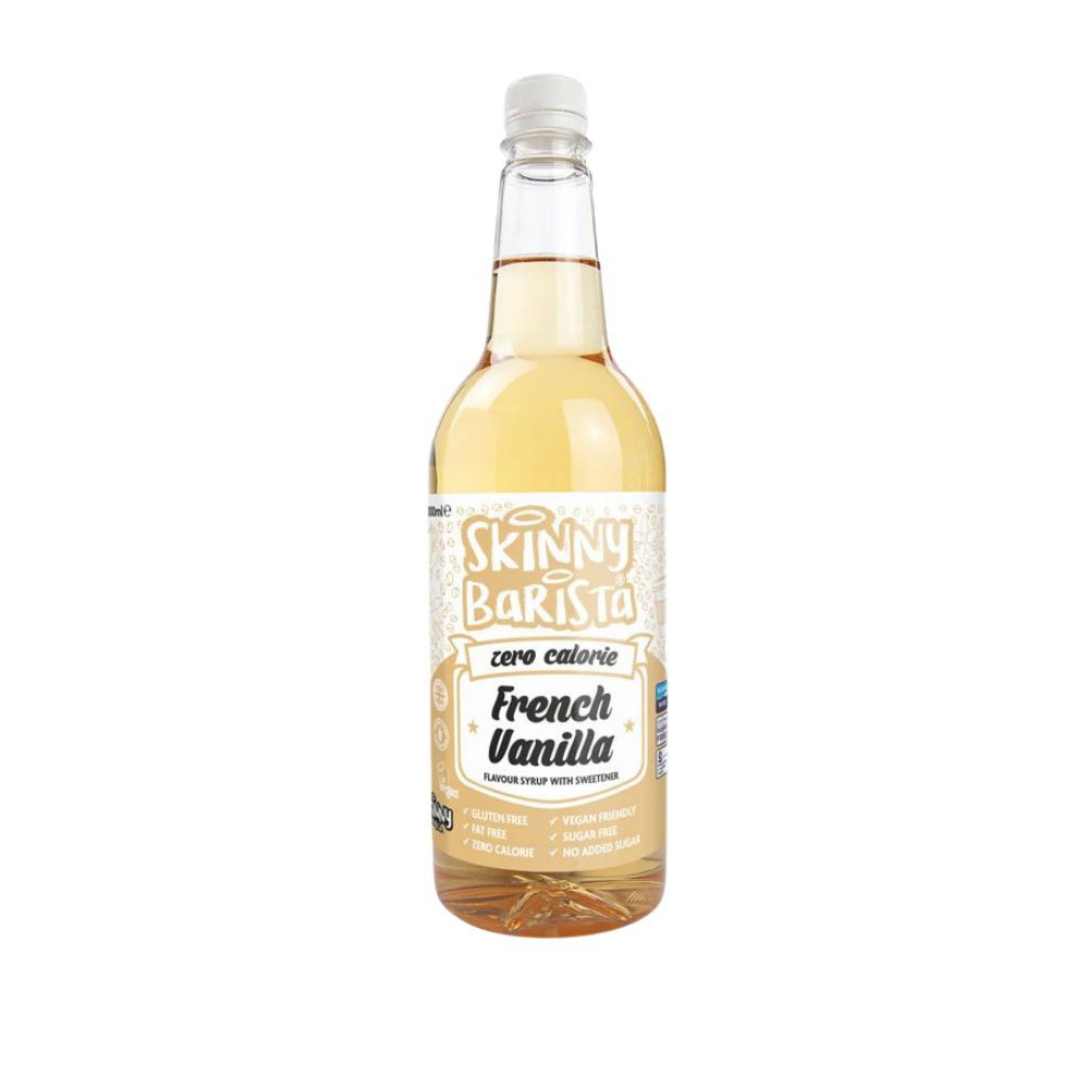 Skinny Food Zero Calorie French Vanilla Barista Coffee Syrup 1Ltr pack shot