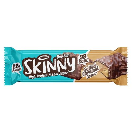 Skinny Salted Caramel Duo Bar (2 x 30g) pack shot