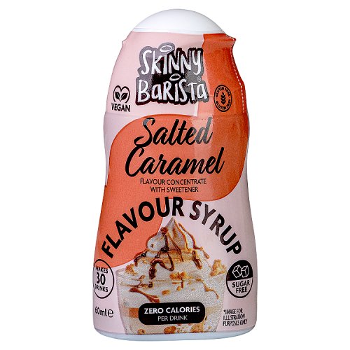 Skinny Salted Caramel Barista Shots 60ml pack shot