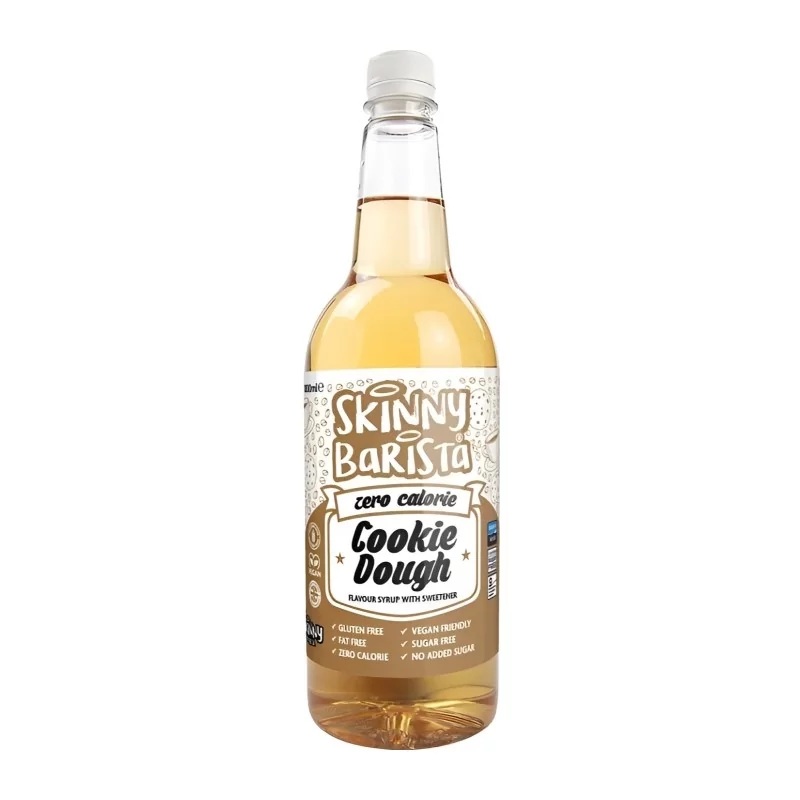 Skinny Food Zero Calorie Cookie Dough Barista Coffee Syrup 1Ltr pack shot