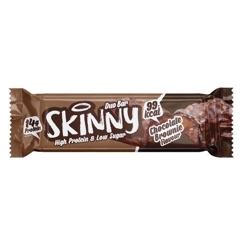 Skinny Chocolate Brownie Duo Bar (2 x 30g) pack shot