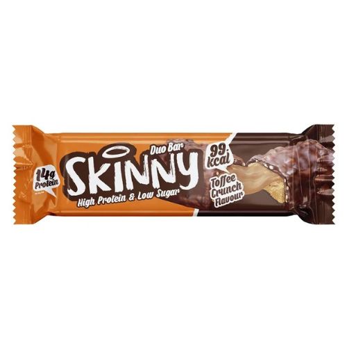 Skinny Toffee Crunch Duo Bar (2 x 30g) pack shot