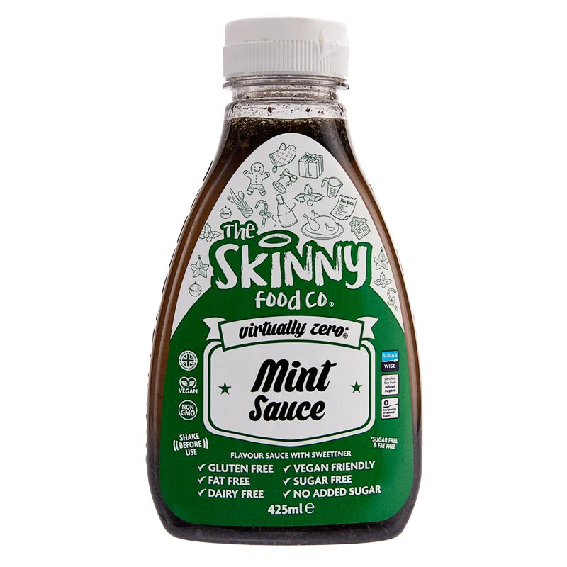 Skinny Food Virtually Zero Mint Sauce 425ml pack shot