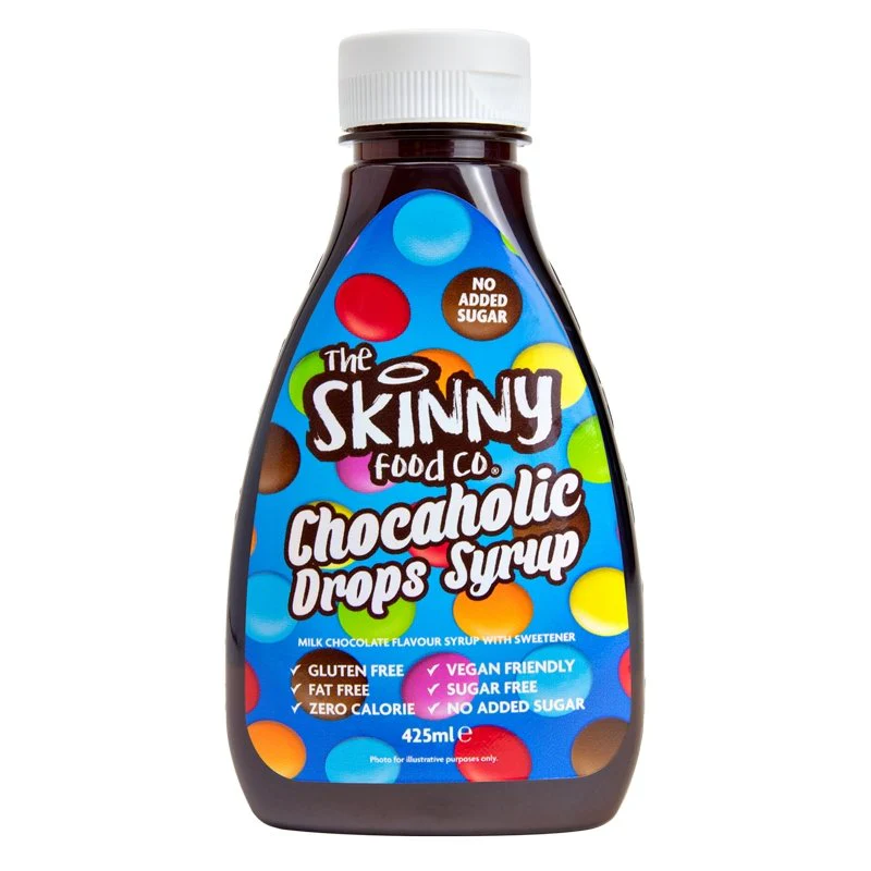 Skinny Food Drops Chocaholic Syrup 425ml pack shot