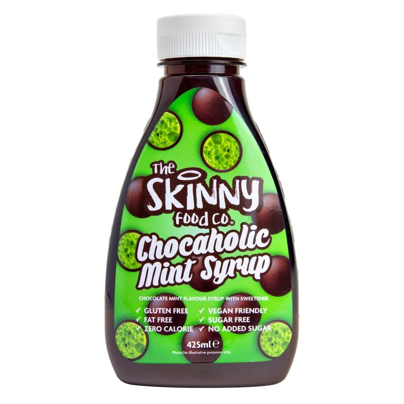 Skinny Food Mint Chocaholic Syrup 425ml pack shot