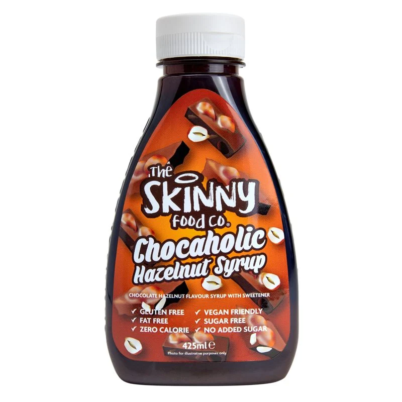 Skinny Food Hazelnut Chocaholic Syrup 425ml pack shot