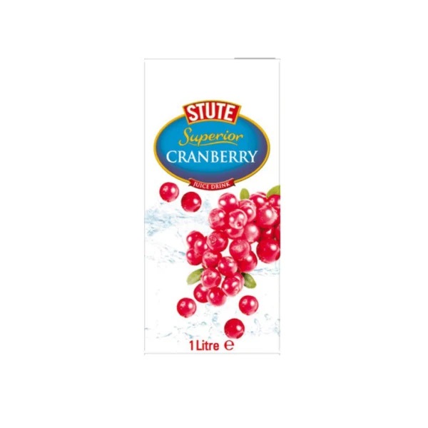 Stute Superior Cranberry Juice 1Ltr pack shot