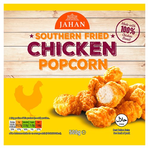 Jahan Southern Fried Popcorn 500g pack shot