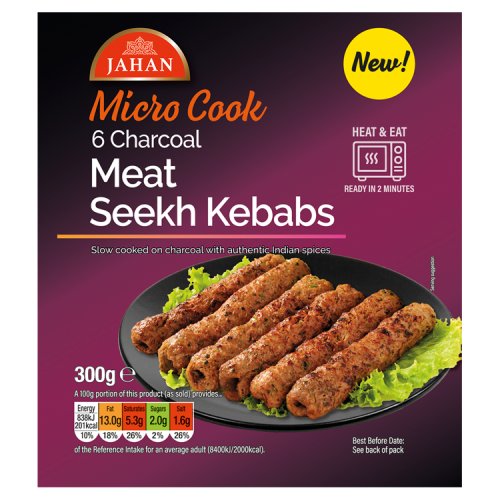 Jahan Meat Charcoal Kebabs 300g pack shot