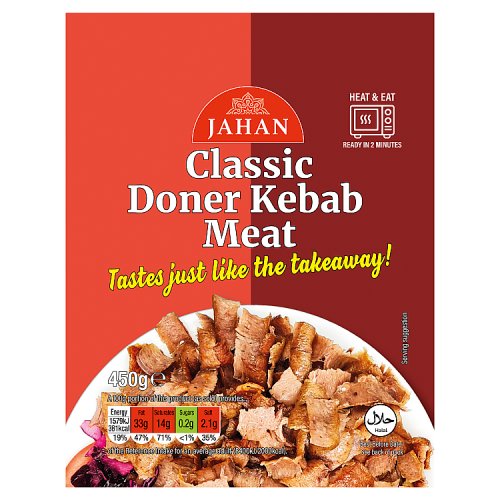 Jahan Classic Doner Kebab Meat 450g pack shot
