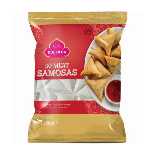 Zulekha Meat Samosa 50s 1.65kg pack shot