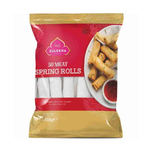Zulekha Meat Rolls 50s 1.65kg pack shot