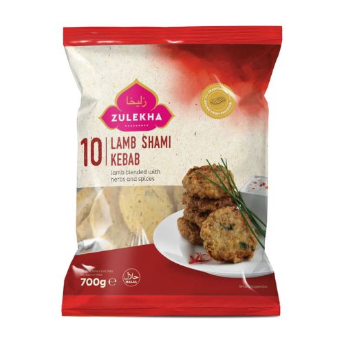 Zulekha Lamb Shami Kebab 1s 700g pack shot