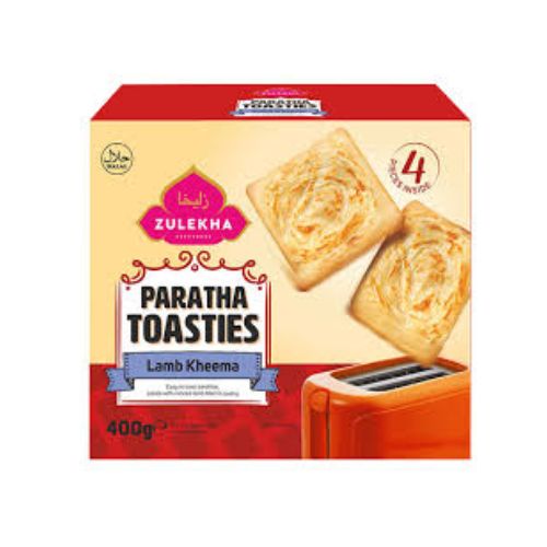 Zulekha Lamb Paratha Toastie 400g pack shot
