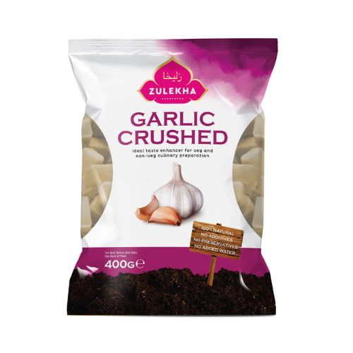 Zulekha Garlic Crush 400g pack shot