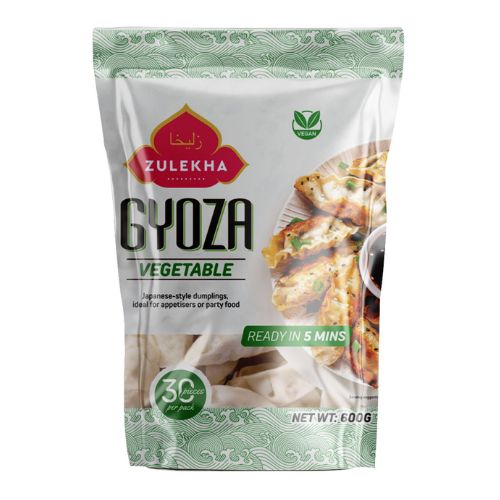 Zulekha Vegetable Gyoza 30pcs 600g pack shot