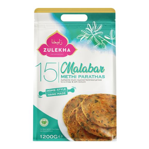 Zulekha Malabar Methi Family Paratha 1200g pack shot