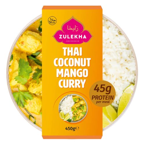 Zulekha High Protein Thai Coconut Mango Curry 450g pack shot