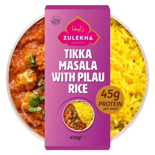 Zulekha High Protein Tikka Masala 450g pack shot