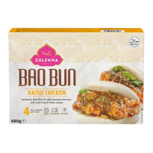 Zulekha Bao Buns Katsu Chicken 480g pack shot