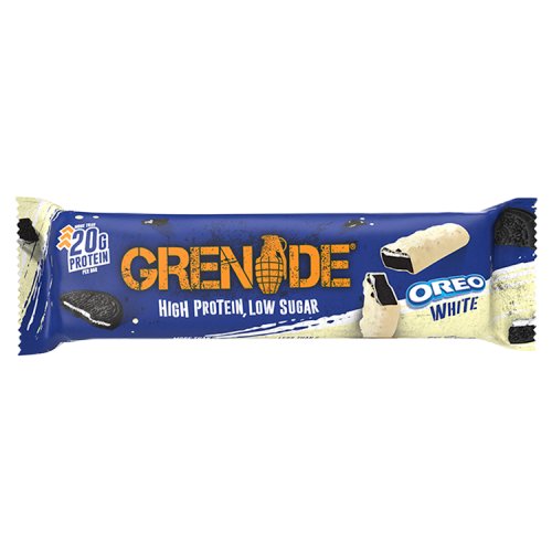 Grenade Protein Bar Oreo White 60g pack shot