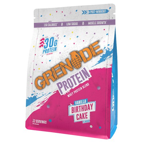 Grenade Protein Powder Birthday Cake 480g pack shot