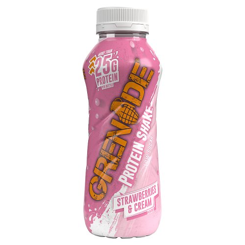 Grenade Protein Shake Strawberries & Cream 330ml pack shot