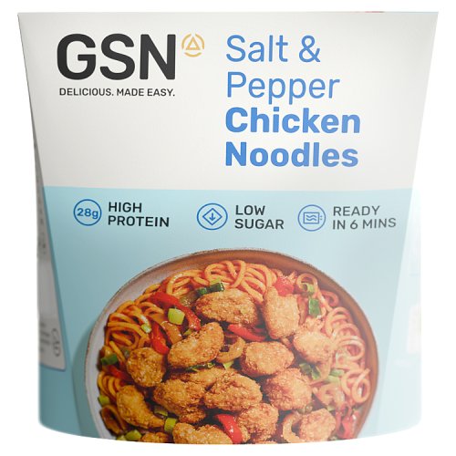 GSN Salt & Pepper Chicken Noodles 350g pack shot