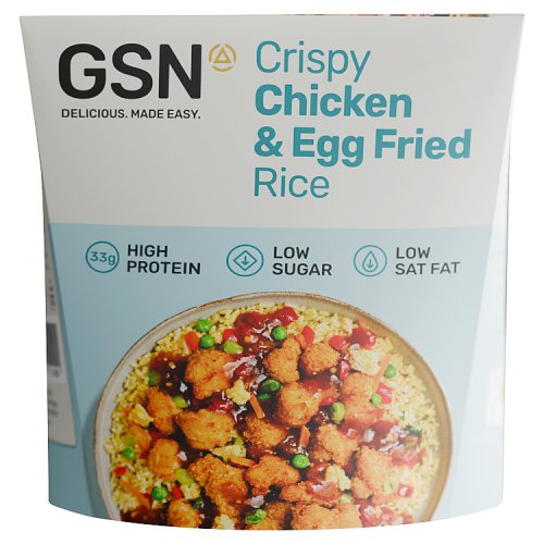 GSN Crispy Chicken & Egg Fried Rice 350g pack shot