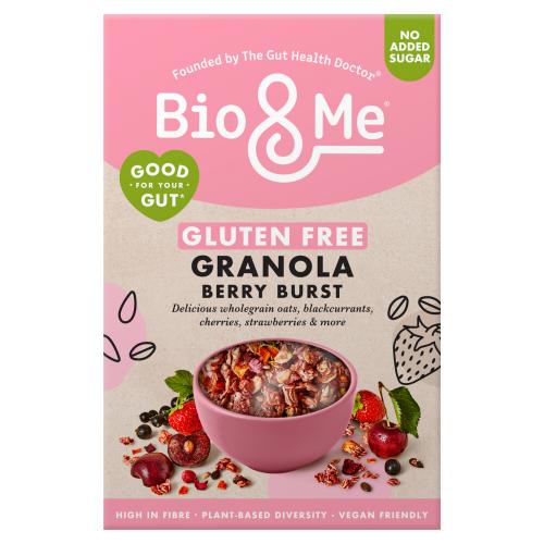 Bio & Me Berry Burst Gluten Free Granola 350g pack shot