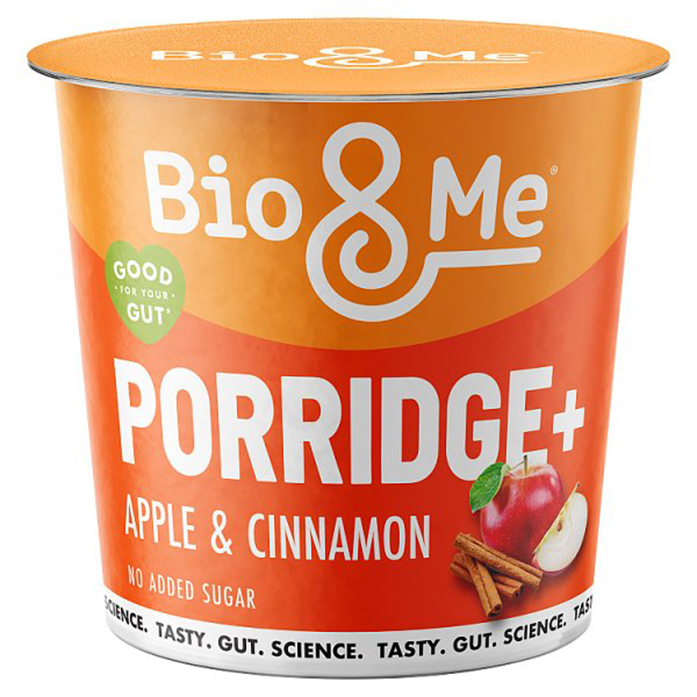 Bio & Me Apple & Cinnamon Porridge Pot pack shot