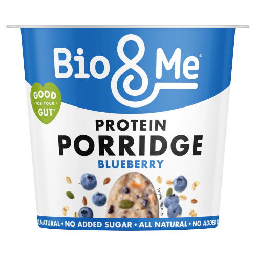 Bio & Me Blueberry Porridge Pot 65g pack shot