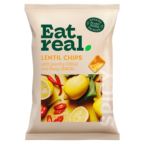 Eat Real Chilli & Lemon Hummus Chips 110g pack shot