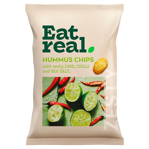 Hummus Chips Chilli Lime and Sea Salt 110g pack shot