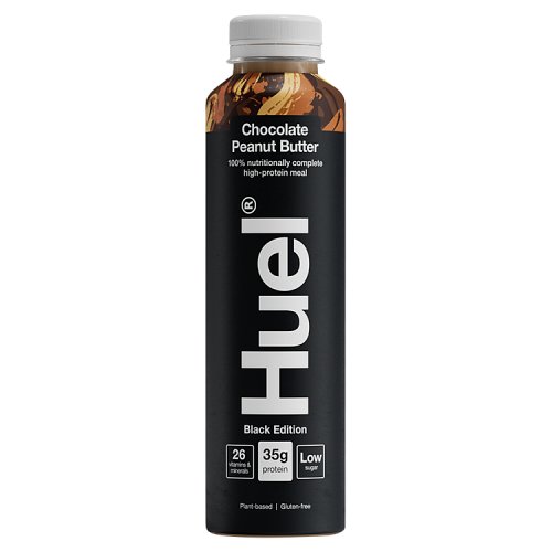 Huel Black Edition Ready To Drink Chocolate Peanut Butter 500ml pack shot