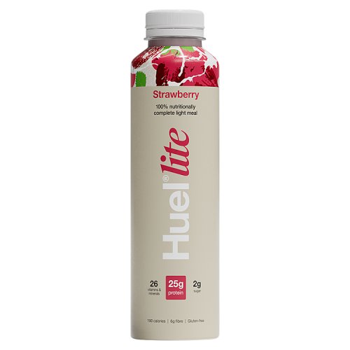 Huel Lite Ready To Drink Strawberry 500ml pack shot