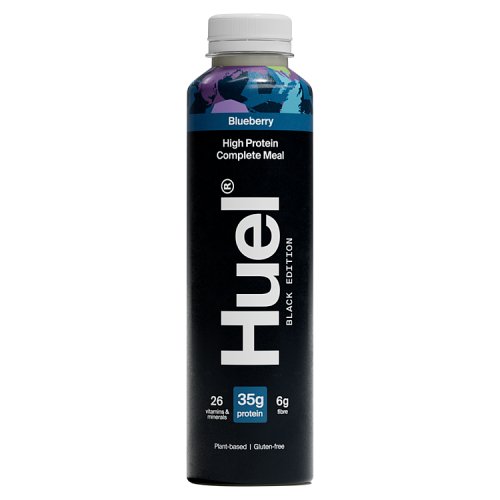 Huel Black Edition Blueberry 500ml pack shot