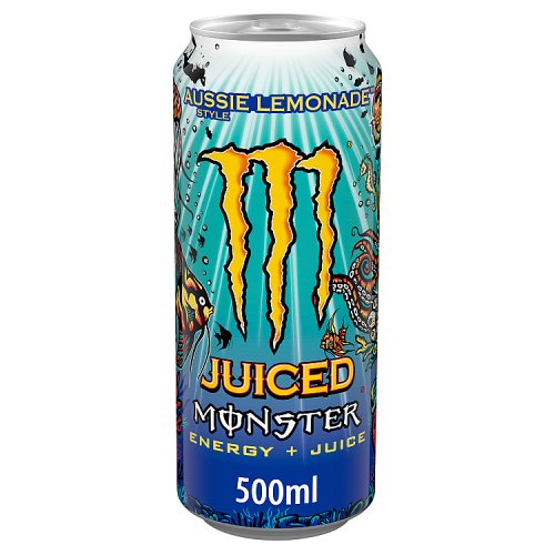 Monster Energy Aussie Lemonade 500ml pack shot
