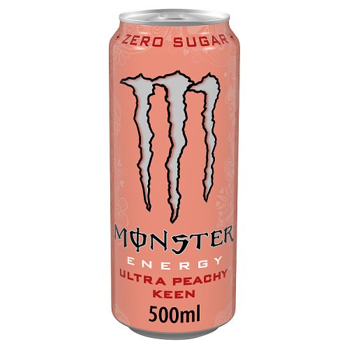 Monster Energy Zero Ultra Peachy Keen 500ml pack shot