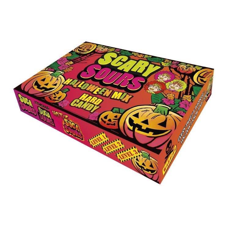 Scary Sours Pumpkin Themed Halloween Hard Candy 100g pack shot