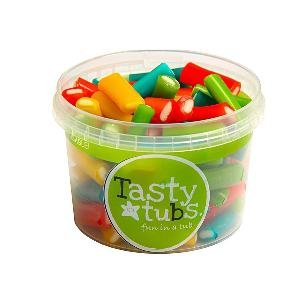 Tasty Tubs Assorted Mini Pencils 120g PMP pack shot